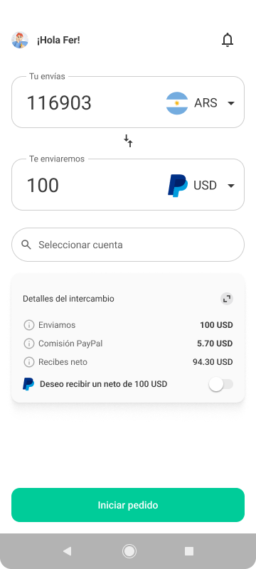 Saldoar App Redesign